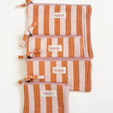 Jaipur Stripe Medium Pink Pouch