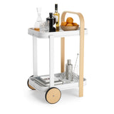 Bellwood Bar & Serving Cart White