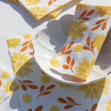 Maxi Fleur Jaune - Paviot Dinner Napkin
