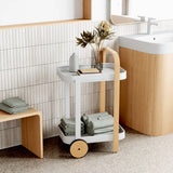 Bellwood Bar & Serving Cart White