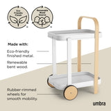 Bellwood Bar & Serving Cart White