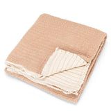 Overstitch Throw in Terra Cotta