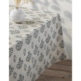 Salvia Block Print Tablecloth