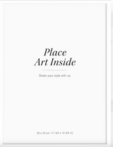 WHITE PICTURE FRAME 50 x 70