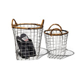 Rattan Top Wire Basket