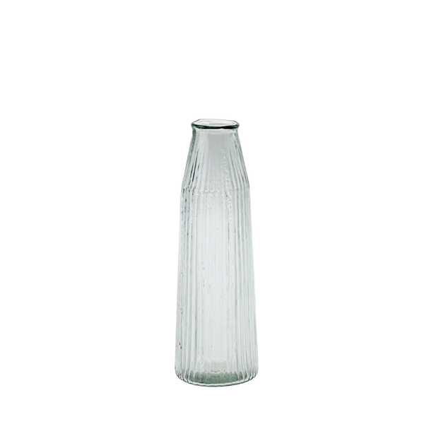 Ribbed Glass Vase S