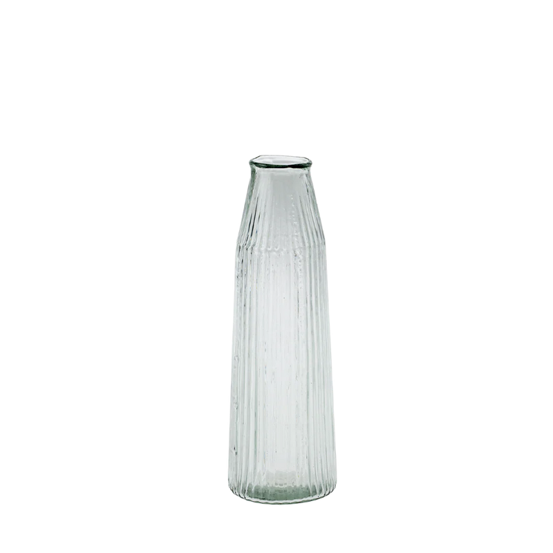 Ribbed Glass Vase S