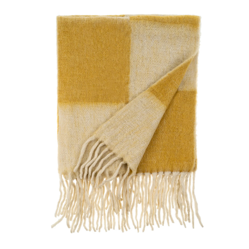 Checkerboard Throw, Ochre