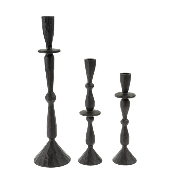 Imani Candle Holder L, Black