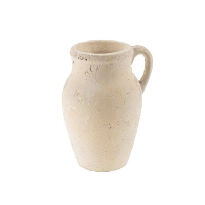 Rhodes Pitcher Vase Cream
