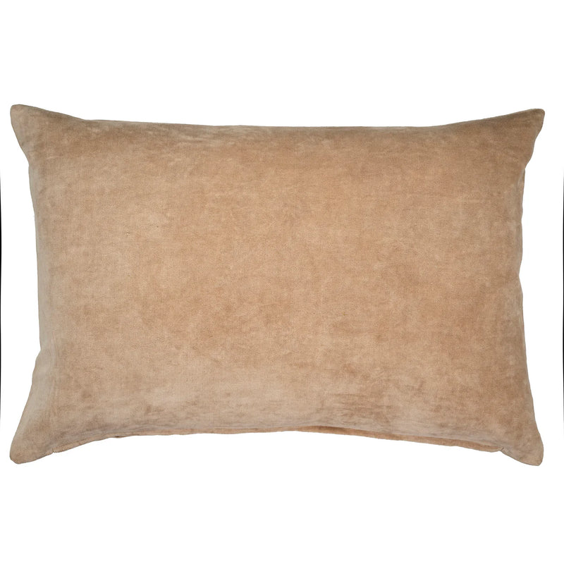 Vera Velvet Pillow Bisque