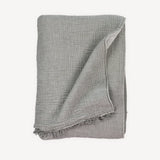 Throw - Crinkle - Charcoal / Grey