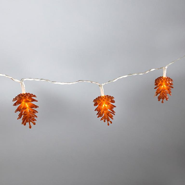 10L Pinecone Lightstring