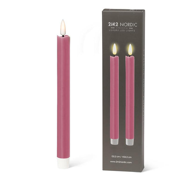 LED Taper Candle. Set of 2