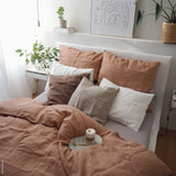 Cafe Creme Linen Duvet Cover Set