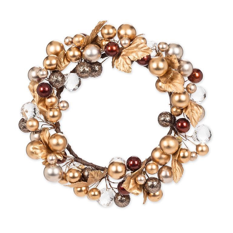 Beaded Candle Ring-Gold