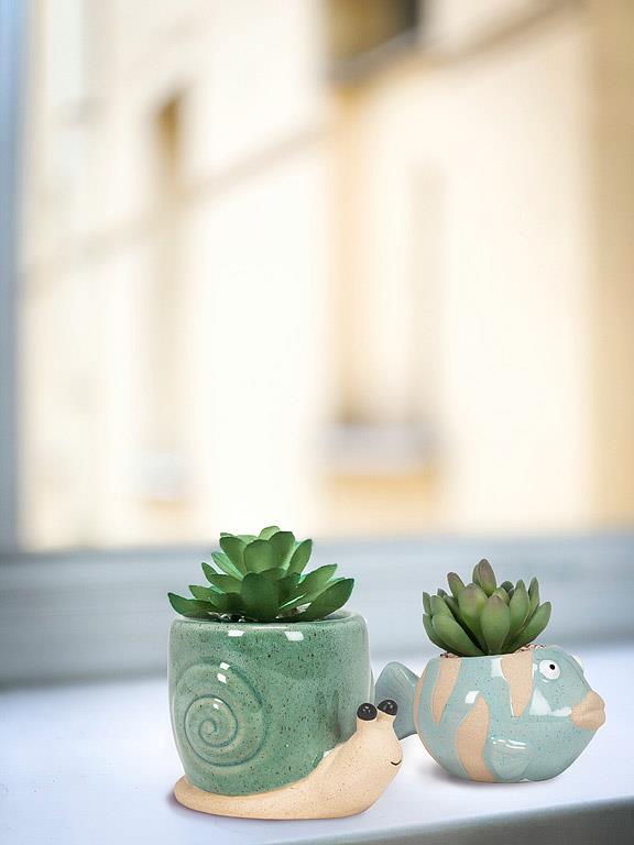 Mini Snail Planter