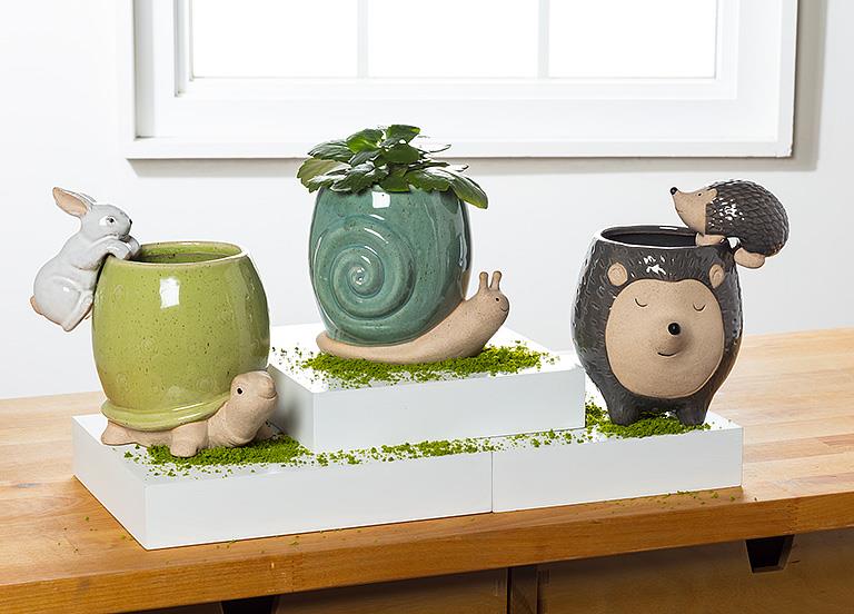 Climbing Hedgehog Pot Hanger