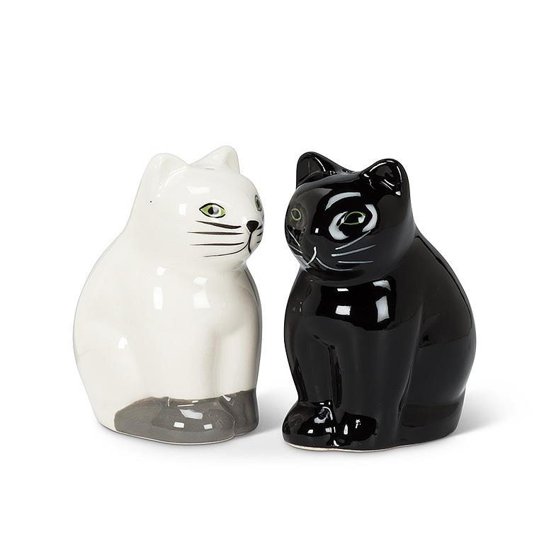 Sitting Cat Salt & Pepper Shakers