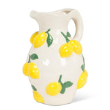 Lg Round Vase w/Lemons