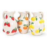 Lg Round Vase w/Lemons