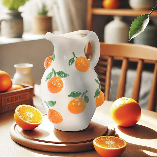 Lg Jug w/Oranges