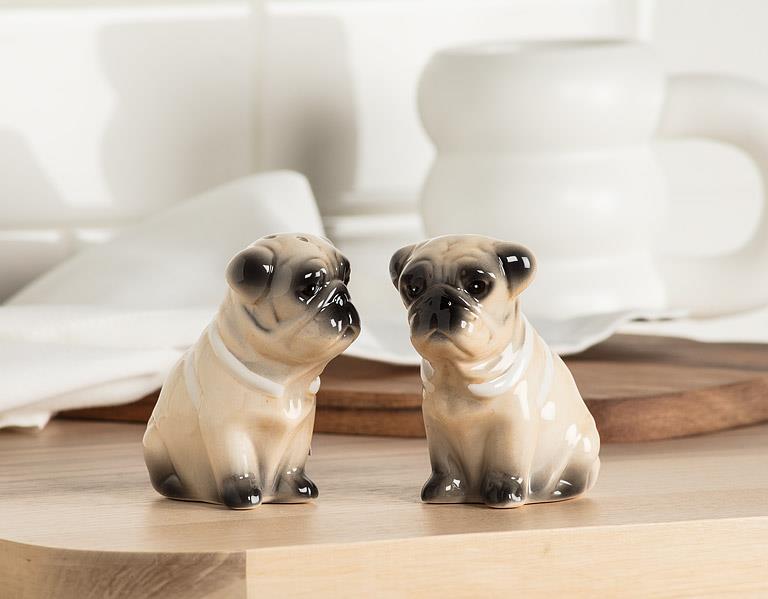 Pug Dog Salt & Pepper