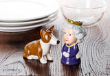 Queen and Corgi Salt & Pepper