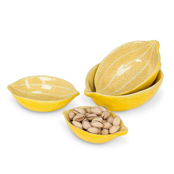 Lemon Nesting Bowls. Set of 4