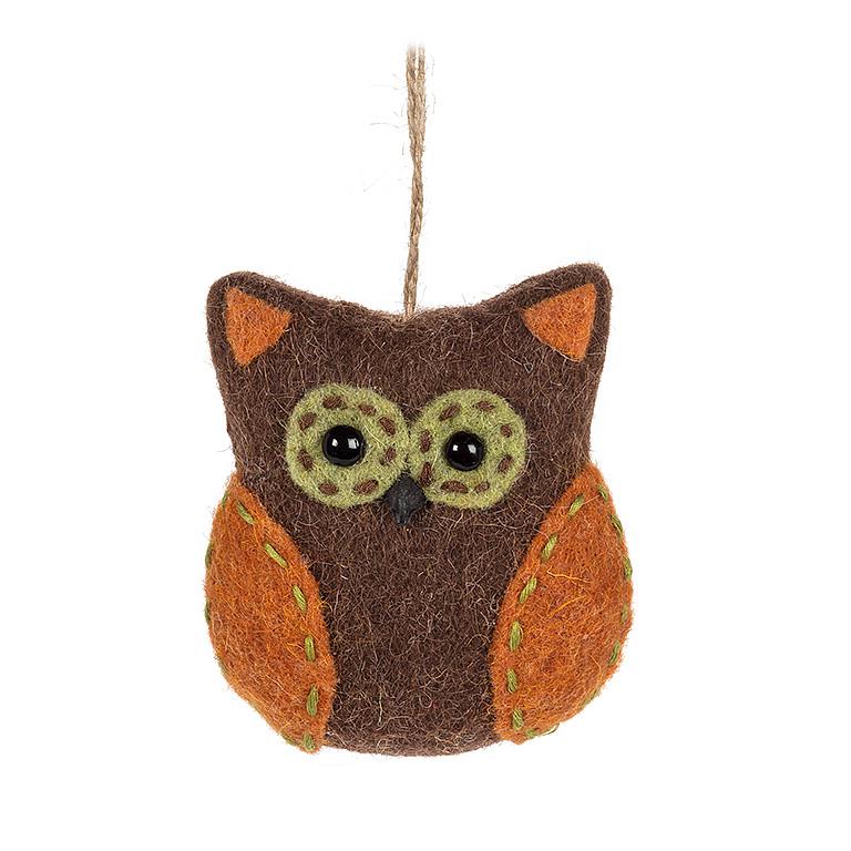 Fall Owl Ornament