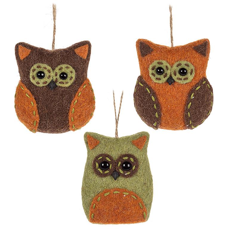 Fall Owl Ornament