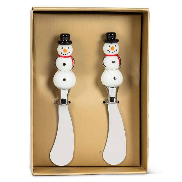 Snowman Topped Spreaders