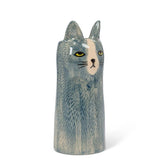 Skinny Cat Vase Blue