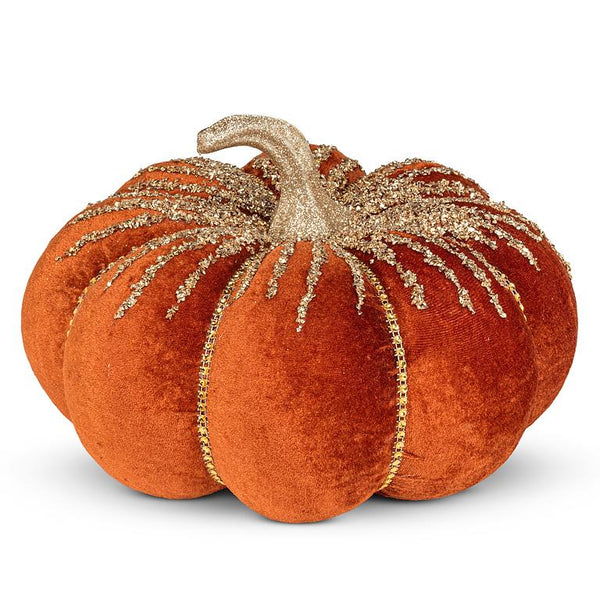 Large Pumpkin with Glitter
