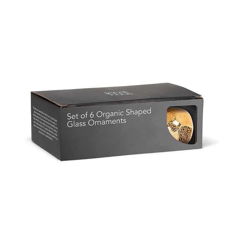 Organic Shape Ornament. Set of 6