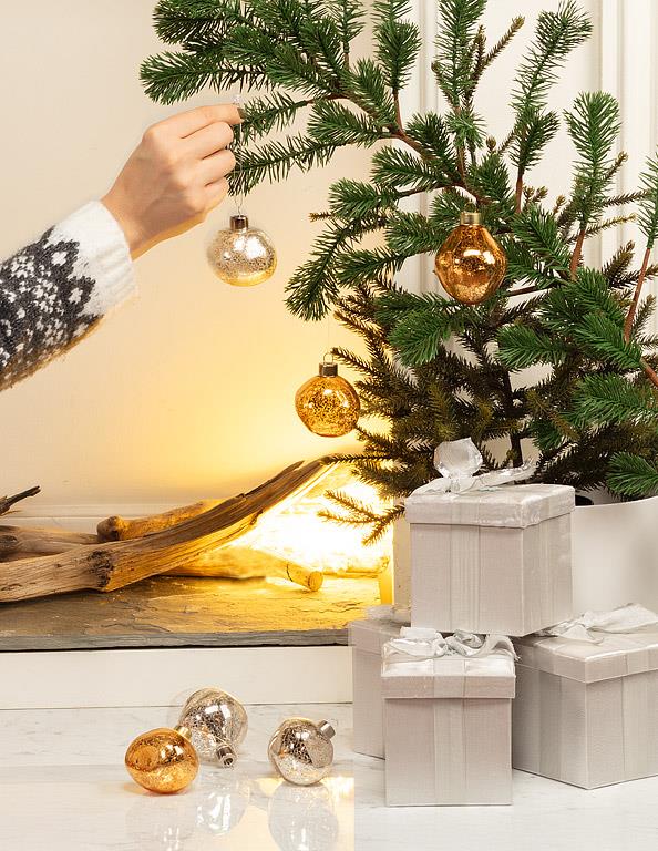 Organic Shape Ornament. Set of 6