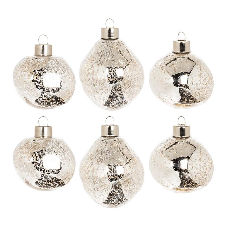 Organic Shape Ornament. Set of 6