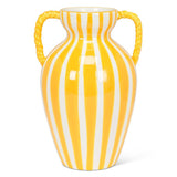Large Striped Urn Vase