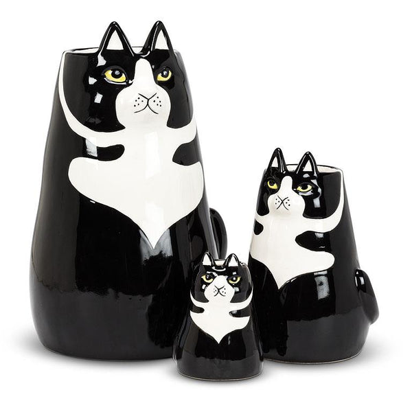 Small Sitting Cat Vase