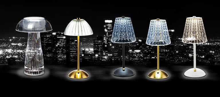 Rib Mushroom LED Table Light