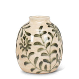 Medium Frond Round Vase