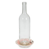 Flower & Bee Candle/Wine Base