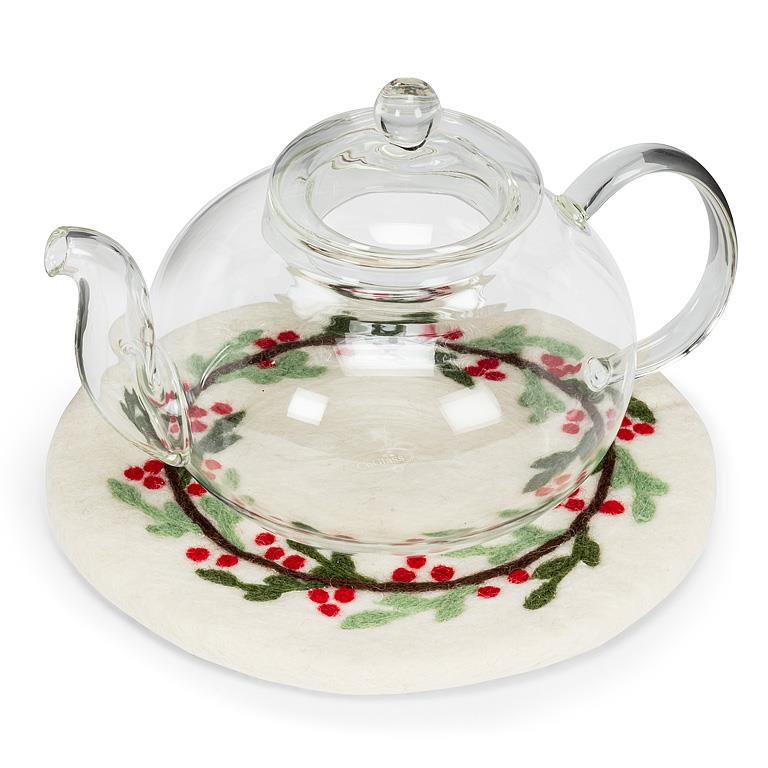 Mistletoe & Berries Trivet