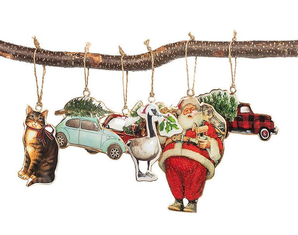 Big Belly Santa Ornament