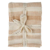 Cabana Stripe Tea Towels Terracotta