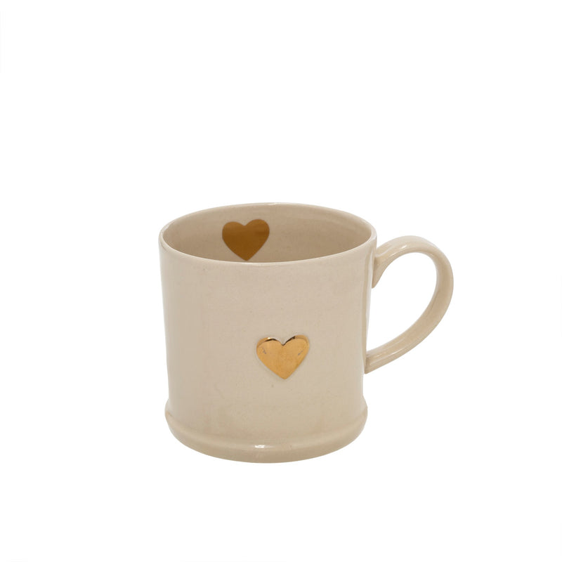 Sweet Heart Mug, Gold