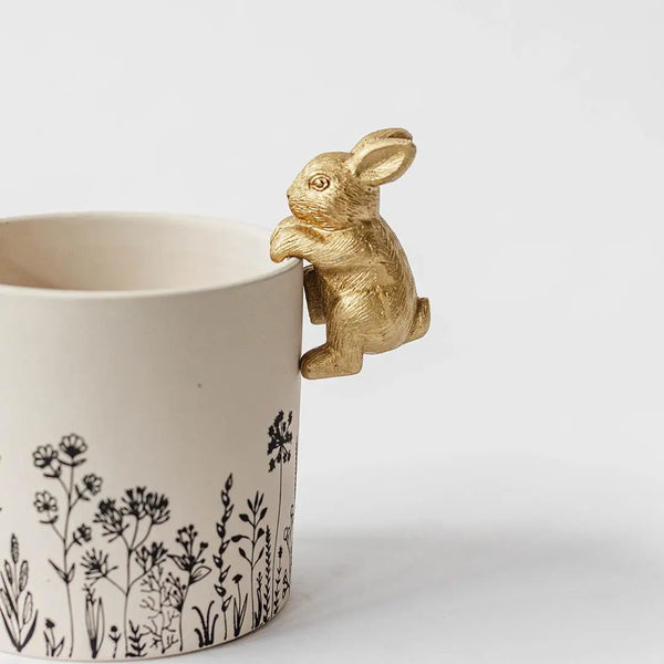 Rabbit Flower Pot Decoration