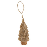 Natural Straw Tree Ornament L