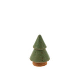 Raw Clay Christmas Tree Green