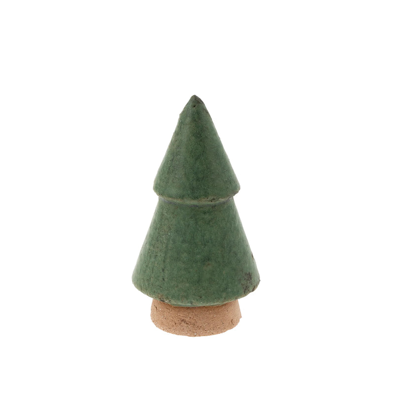 Raw Clay Christmas Tree Green